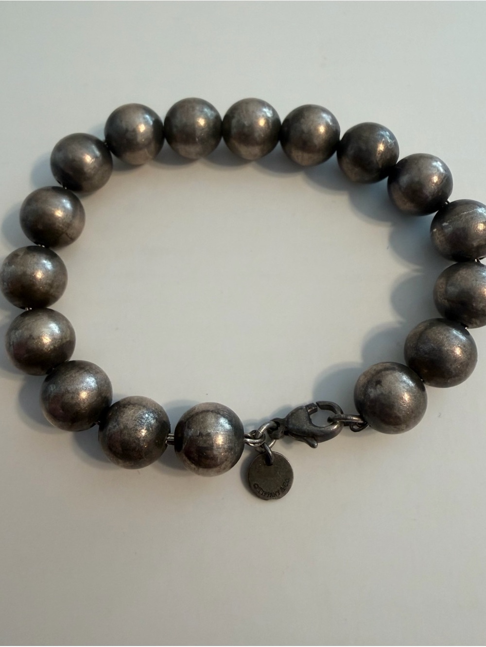 Tiffany & Co. Sterling Silver Beaded Bracelet